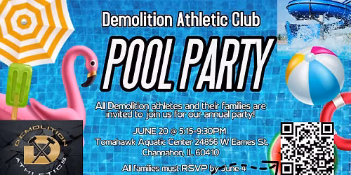 Demolition Annual Pool Party