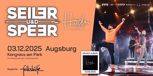 Seiler und Speer | H\u00f6dn Tour 2025 | Augsburg