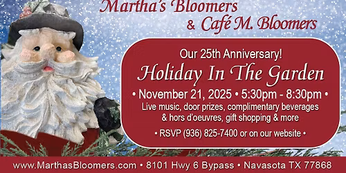 Holiday In The Garden!