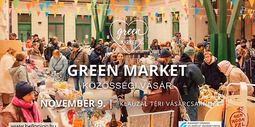 GREEN MARKET - november 9. - Klauz\u00e1l t\u00e9r