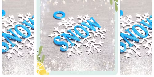 3D Design a Snowflake Nametag with Tinkercad Demo