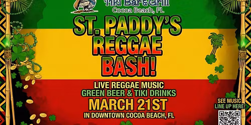 St. Paddys Reggae Bash at Dirty Birds Tiki Bar! 
