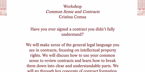 Common Sense and Contracts