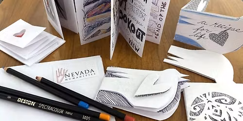 Around the Table Cui-Zine Making Workshop at Winchester, with Nevada Humanitites