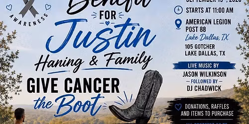 Benefit for Justin Haning & Family