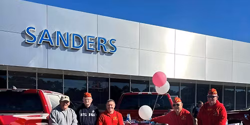Cars & Coffee Sanders Ford of Swansboro Toys for Tots Drive