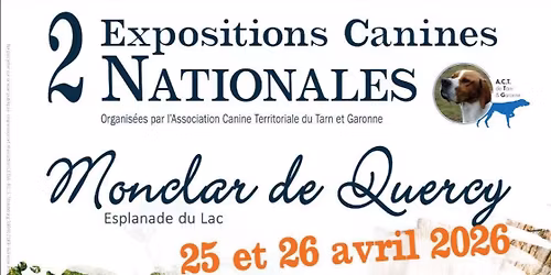 Exposition Canine Nationale Monclar de Quercy 