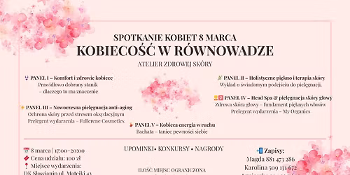 KOBIECOŚĆ W RÓWNOWADZE - Spotkanie Kobiet 8 marca