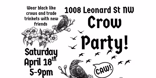 Crow Party! Trinket trading event! *Dress in black*