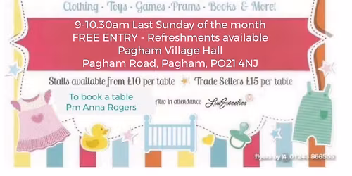 March Pagham Children & Baby Table Top Sale