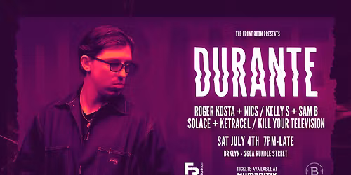DURANTE (Anjunadeep) \/\/ BRKLYN BALCONY