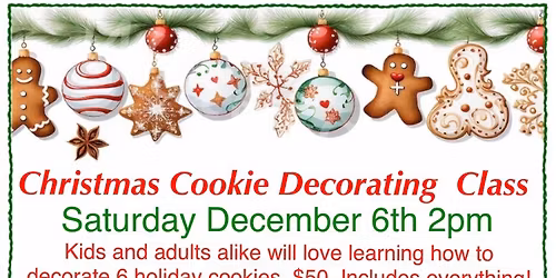 Christmas Cookie Decorating Class