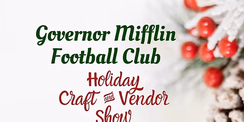 Governor Mifflin Football Club Holiday Craft and Vendor show