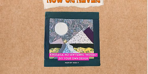 BEGINNERS KINUSAIGA - no sew patchwork