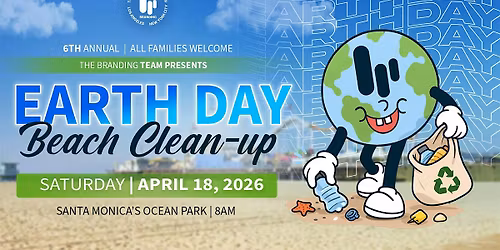 Earth Day Beach Clean-Up 2026 | Santa Monica, Community + Coffee + Impact