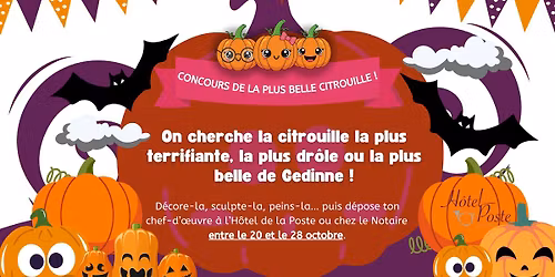 Concours de la plus belle citrouille \ud83c\udf83