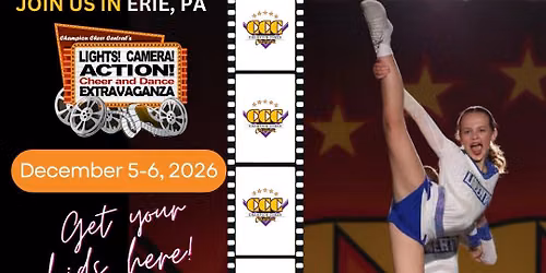 Lights! Camera! Action! Cheer and Dance Extravaganza
