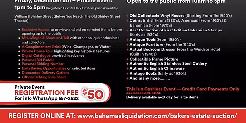 Baker's House Live Auction