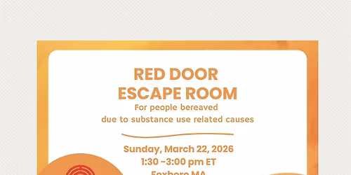The Sun Will Rise, March Group Event- Red Door Escape Room Adventure