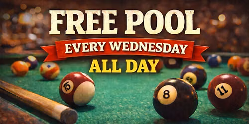 Free Pool Wednesdays