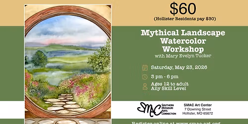 Mythical Landscape Watercolor with Mary Evelyn Tucker