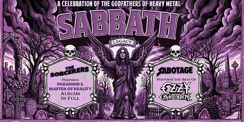 SABBATH LEGACY \u2013 A Celebration of Black Sabbath & Ozzy Osbourne