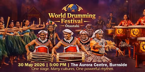 World Drumming Festival in \u014ctautahi! \ud83e\udd41\ud83c\udf0d