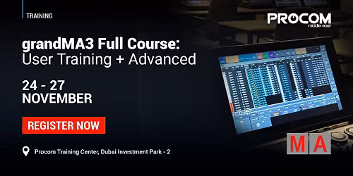 grandMA3 Full Course: User Training + Advanced