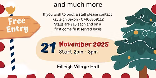 Filleigh PTA Christmas Fayre