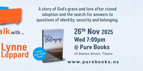 Pure Talk with Lynne Leppard - NZ Author Interview