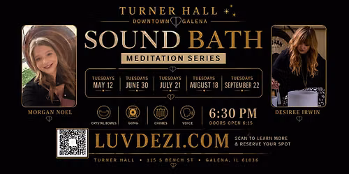 Downtown Galena Sound Bath Meditation Series