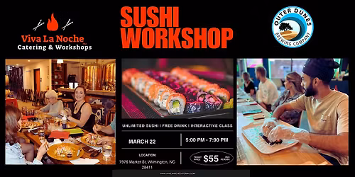 Sushi Workshop Outer Dunes Brewing Company