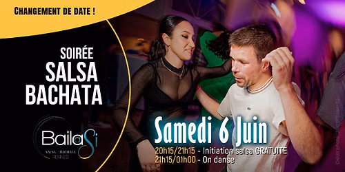 Soir\u00e9e Salsa\/Bachata par BAILASI