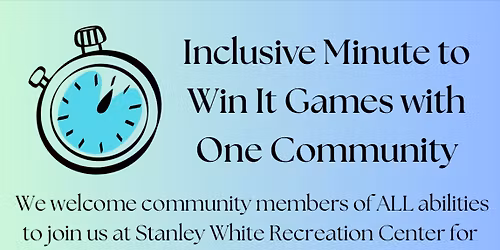 Inclusive Minute to Win It Games