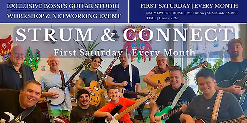 Strum & Connect: Monthly Guitar Workshop & Social Jam
