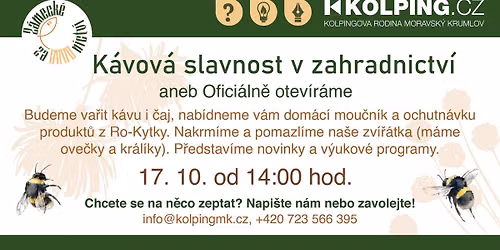 \u2615\ud83c\udf3f K\u00c1VOV\u00c1 SLAVNOST V Z\u00c1MECK\u00c9M ZAHRADNICTV\u00cd \ud83c\udf3f\u2615