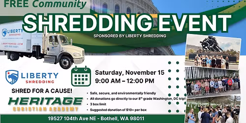 Free Community Shredding Event