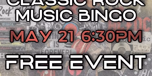 CLASSIC ROCK MUSIC BINGO