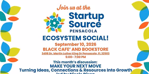 Startup Source Pensacola: September Ecosystem Social