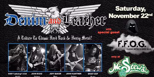 DENIM AND LEATHER returns the McStews with F.F.O.G.