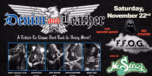 DENIM AND LEATHER returns the McStews with F.F.O.G.