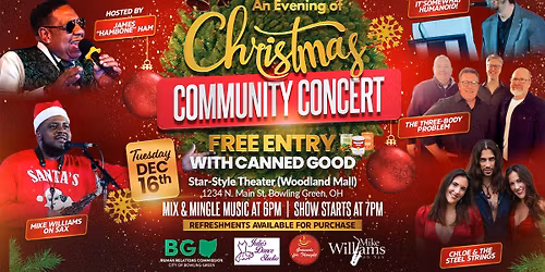 "An Evening of Christmas" Community Concert (Bowling Green, Ohio)