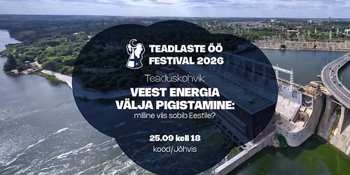 Teaduskohvik "Veest energia v\u00e4lja pigistamine"