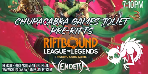 Vendetta Pre-Rift Event (4:30pm)