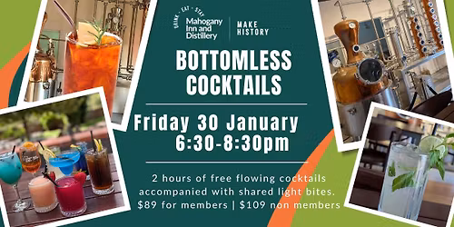 January Bottomless Cocktails at The Inn