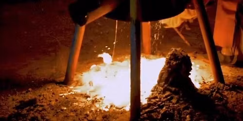 UNF Sculpture Fall 2025 Iron Pour