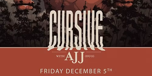 SOLD OUT: Cursive + AJJ (duo)