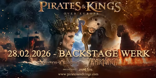 WARKINGS + VISIONS OF ATLANTIS | PIRATES & KINGS TOUR 2026 | BACKSTAGE M\u00dcNCHEN 2026