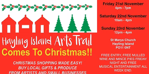 Hayling Island Arts Trail comes to Christmas
