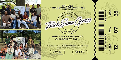 NYCOBA NOMA 4th Annual Touch Some Grass